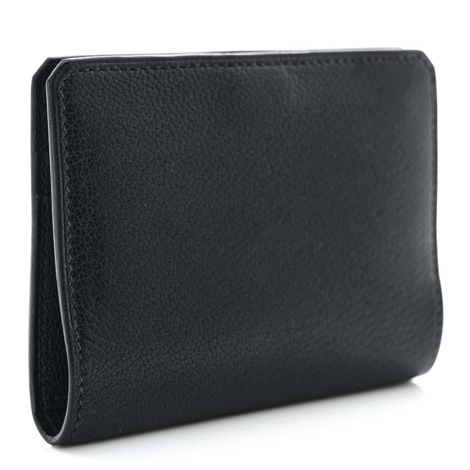 Hermes Chevre Mysore Medor Card Holder Black 3 of 7