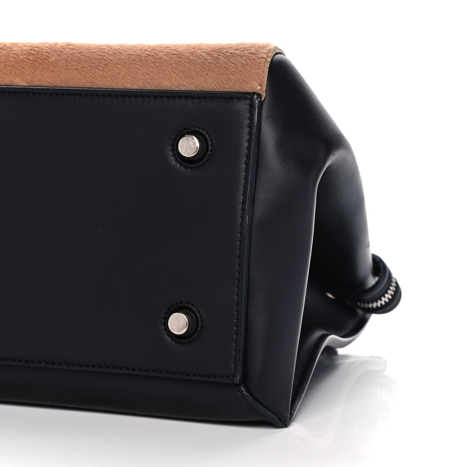 Celine Pony Hair Calfskin Medium Edge Shoulder Bag Praline 9 of 11