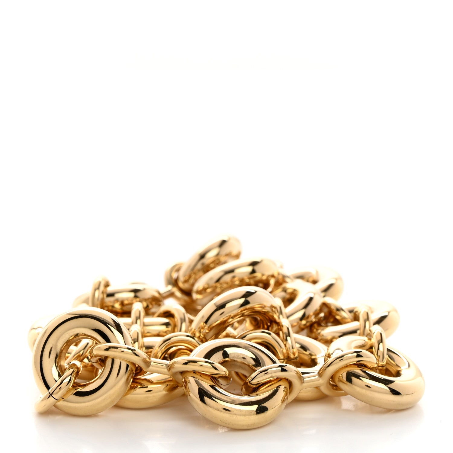 Loewe Brass Donut Chain Shoulder Strap Gold 2 of 5