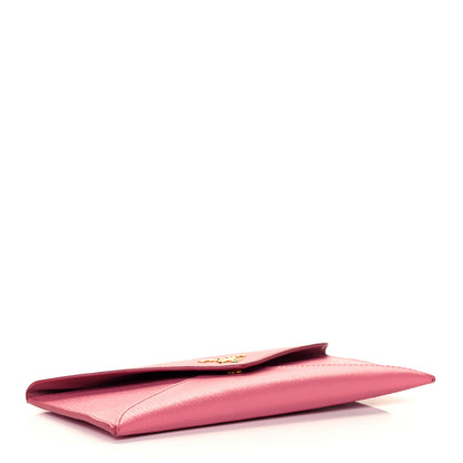 Prada Vitello Move Envelope Wallet Ibisco 4 of 14