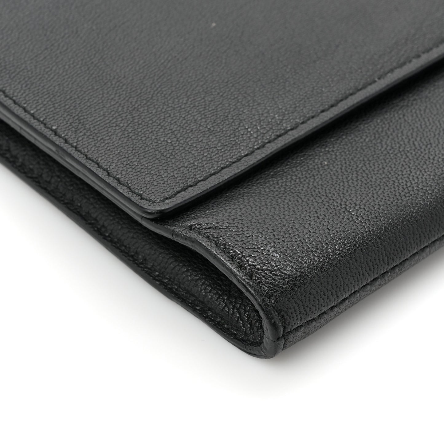 Calfskin Monogram Large Belle De Jour Clutch Black