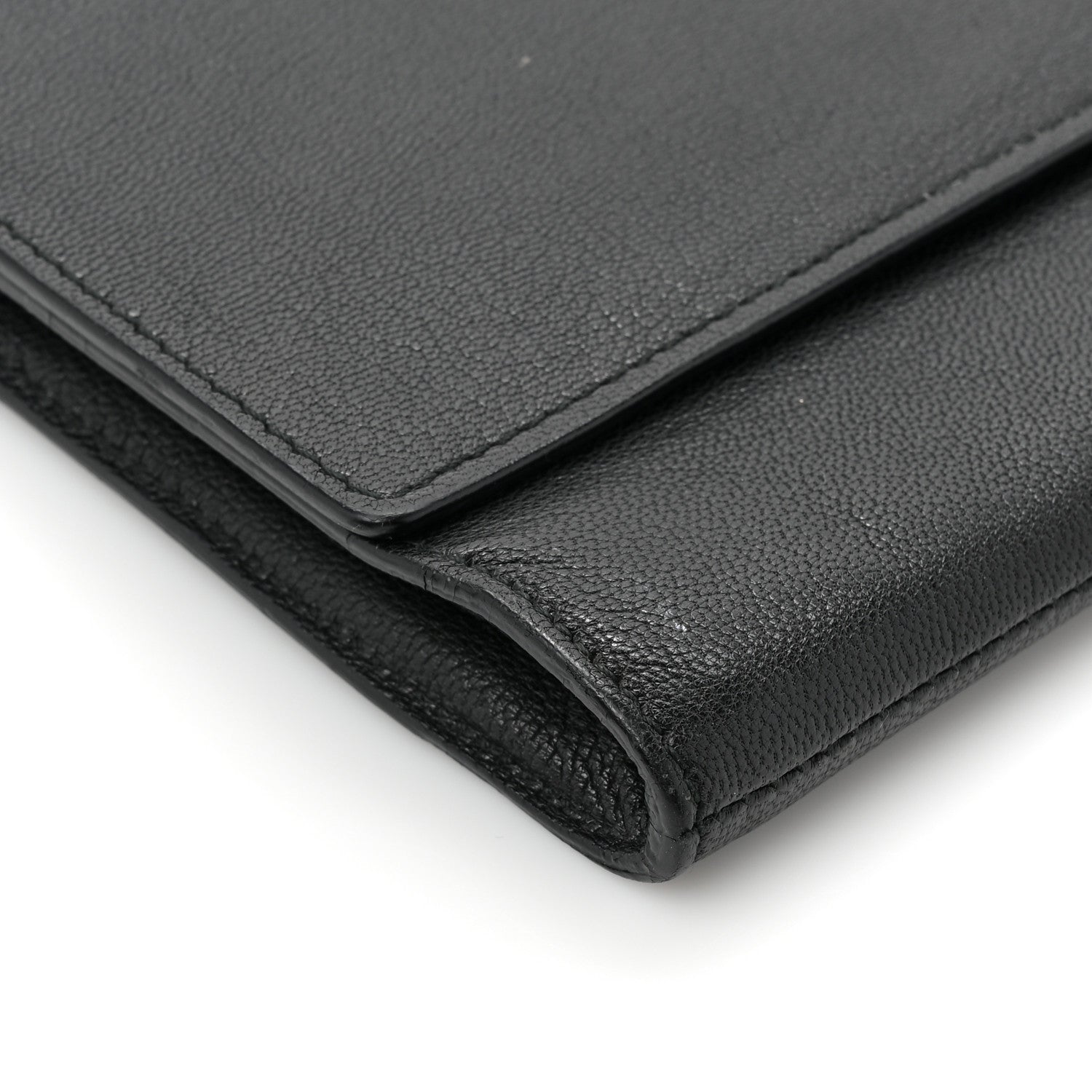 Saint Laurent Calfskin Monogram Large Belle De Jour Clutch Black 11 of 14