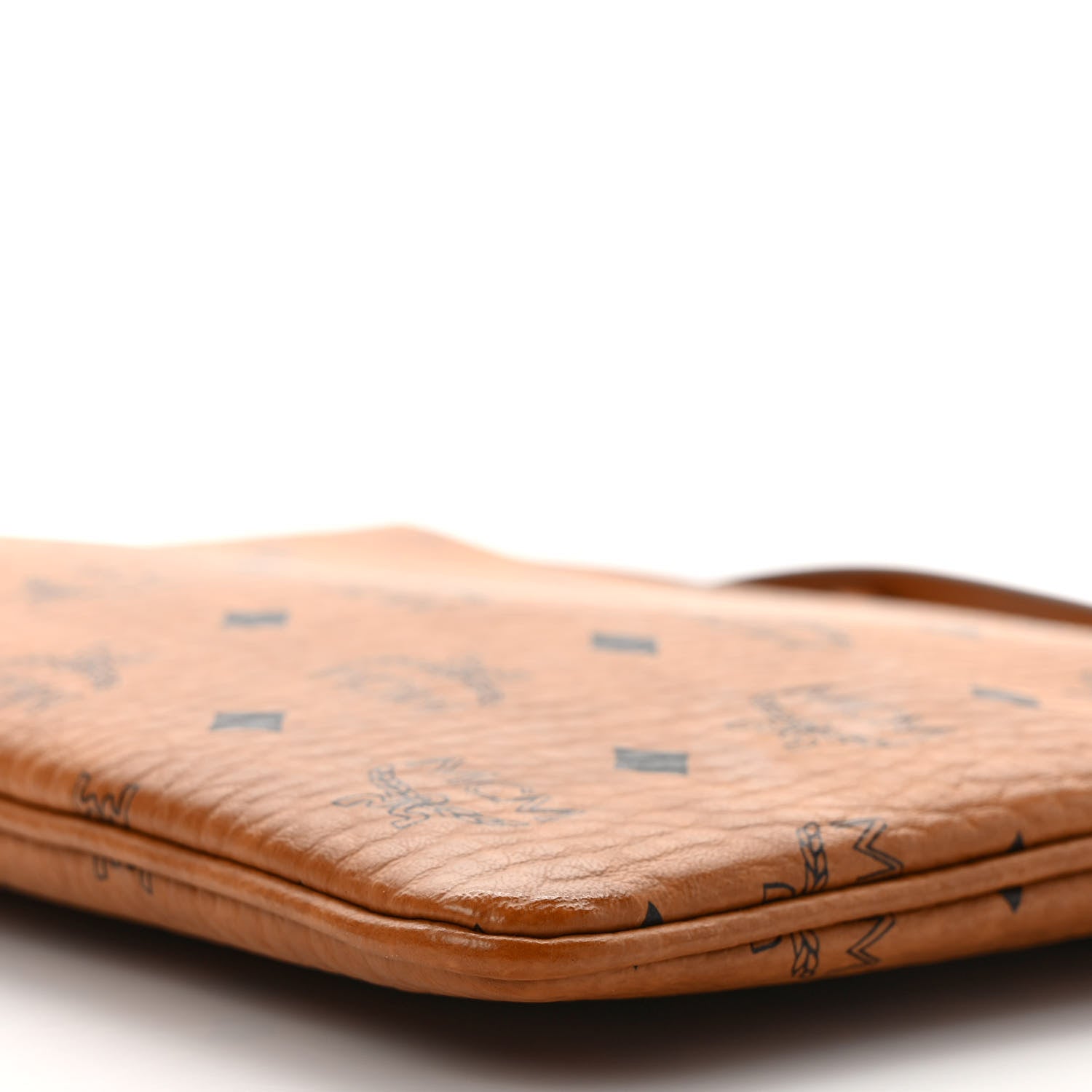 MCM Visetos Original Medium Pouch Cognac 8 of 9
