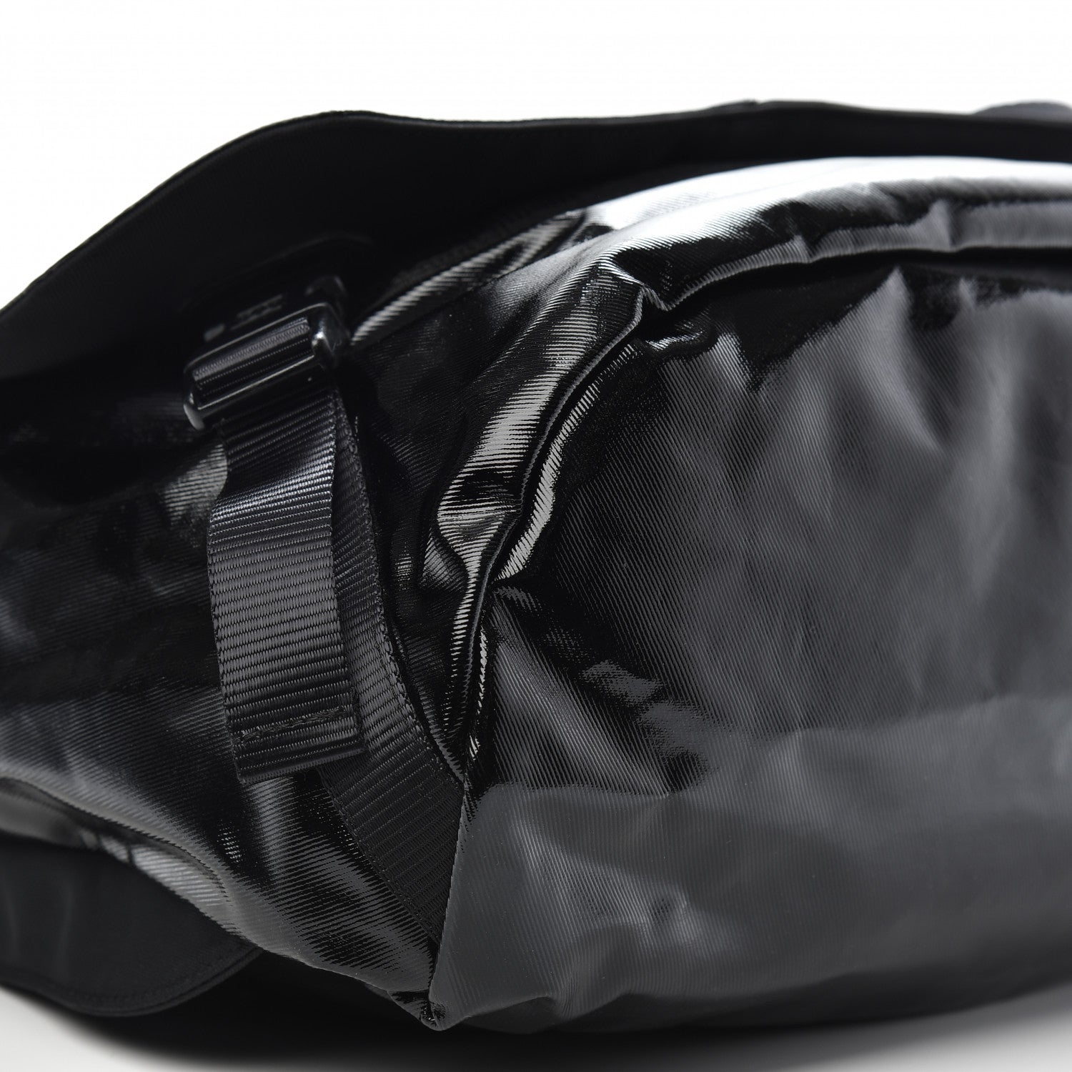 Chanel Coated Canvas Sport Messenger Black 6 of 7