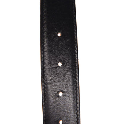 Hermes Swift Togo 32mm Constance Reversible H Belt 85 Black Orange 6 of 9