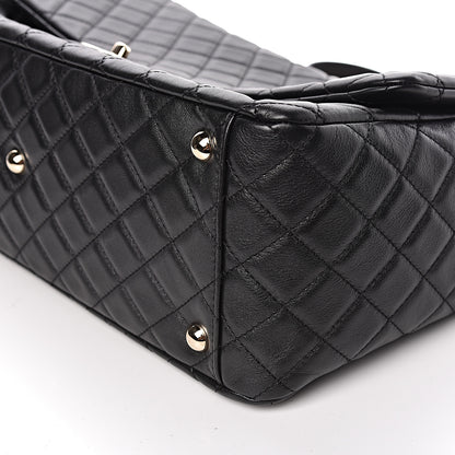 Chanel Calfskin Quilted XXL Travel Flap Bag Black 9 of 11