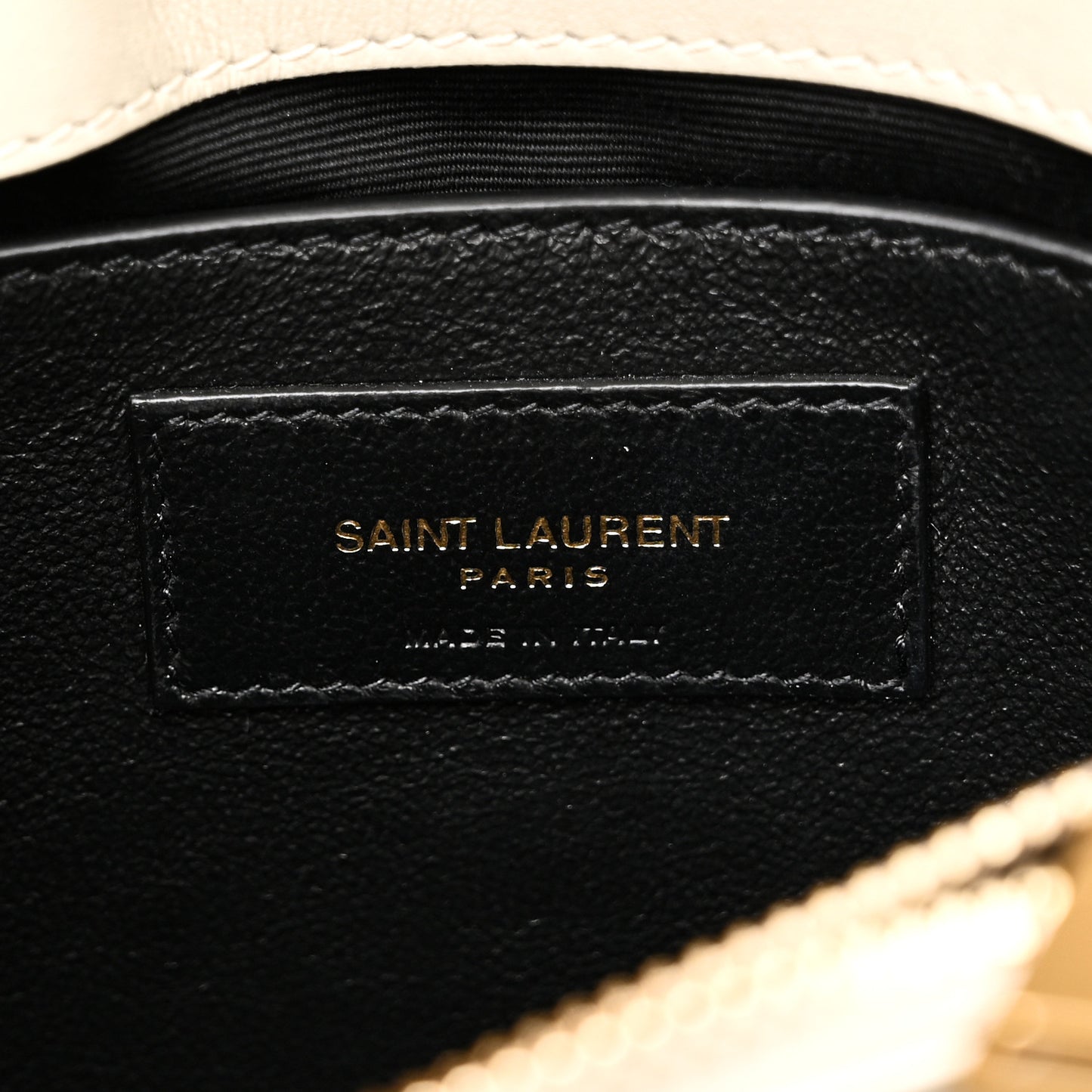 Calfskin Y Quilted Monogram Small Loulou Chain Satchel Crema Soft