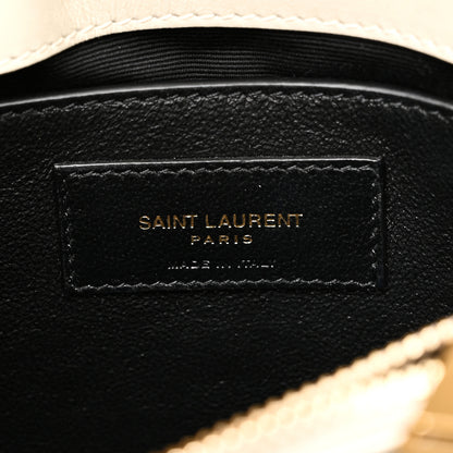 Saint Laurent Calfskin Y Quilted Monogram Small Loulou Chain Satchel Crema Soft 6 of 9
