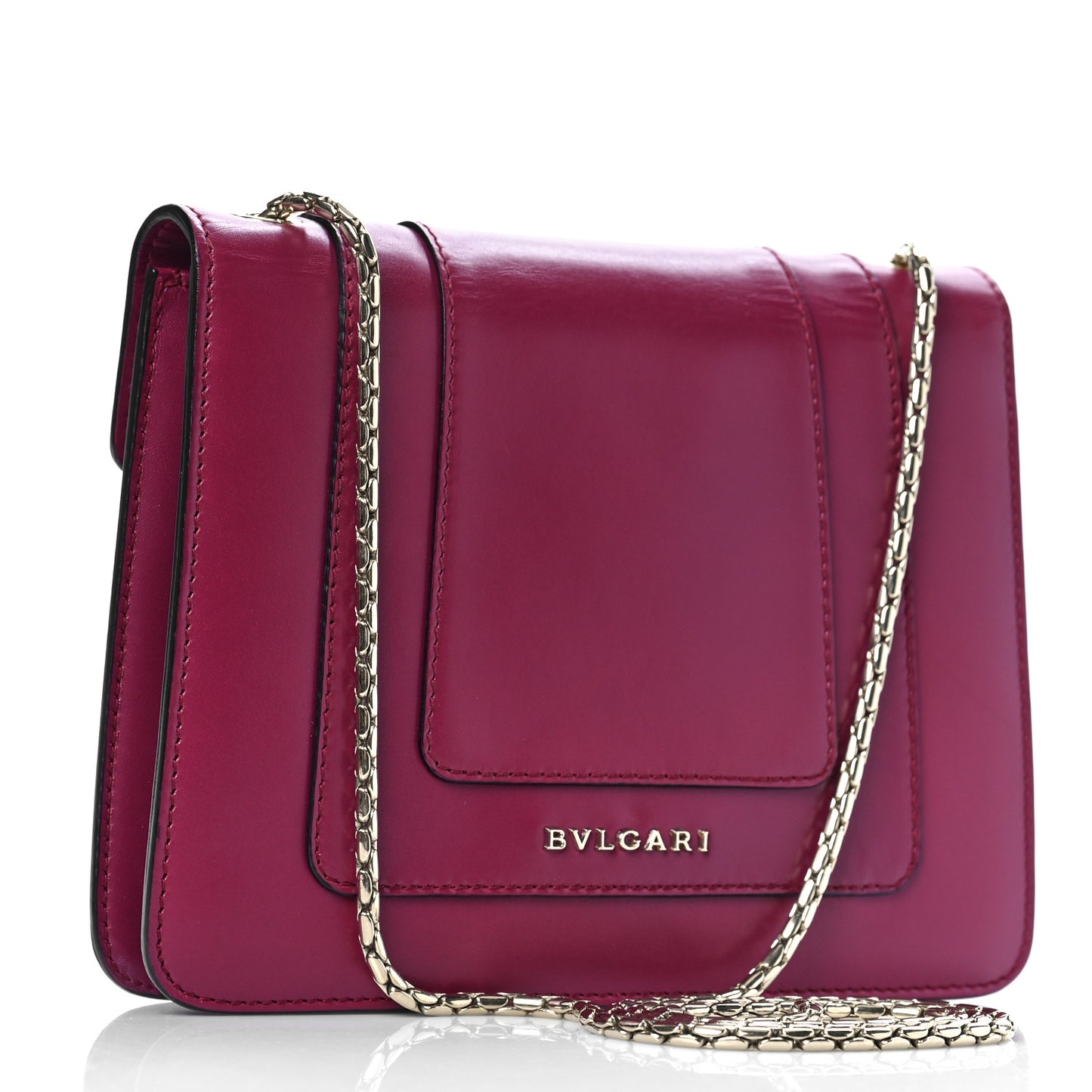 Calfskin Serpenti Forever Crossbody Bag Plum