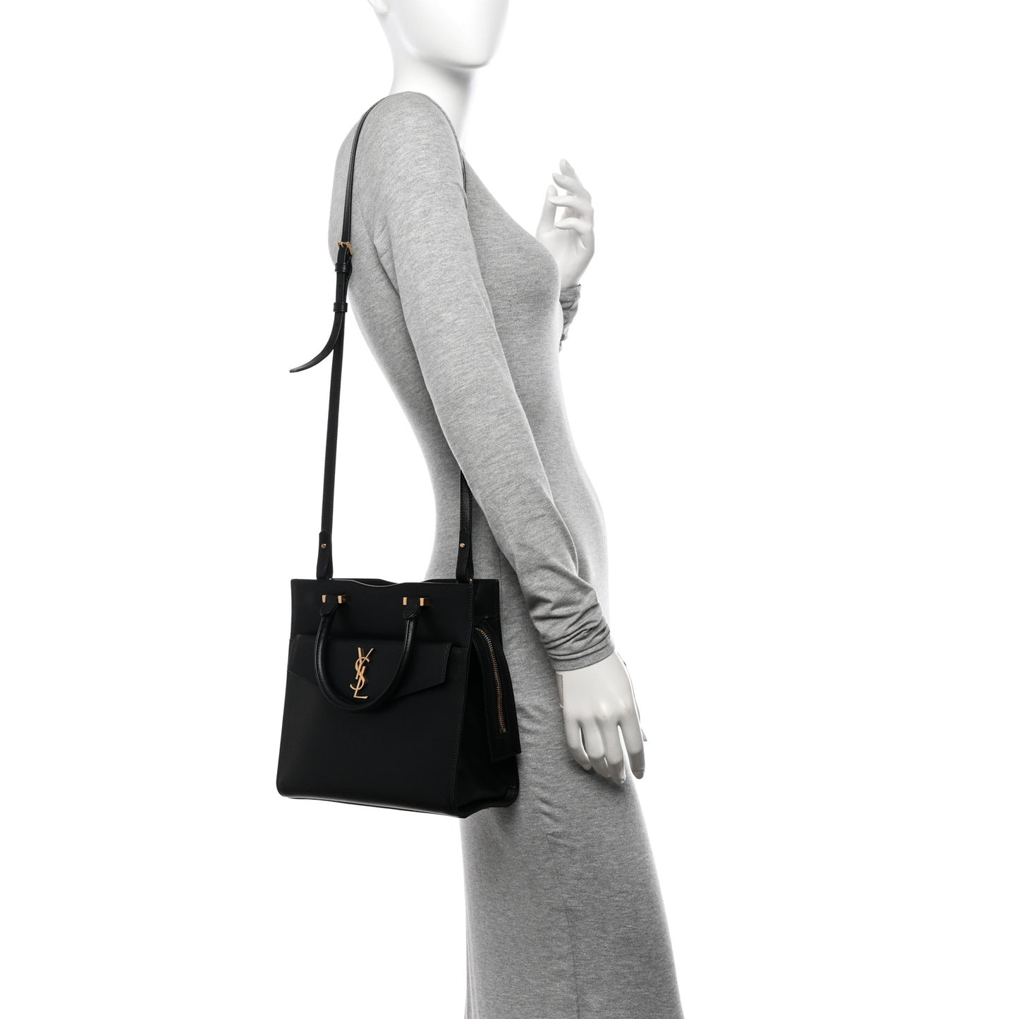 Grain De Poudre Small Uptown Tote Black