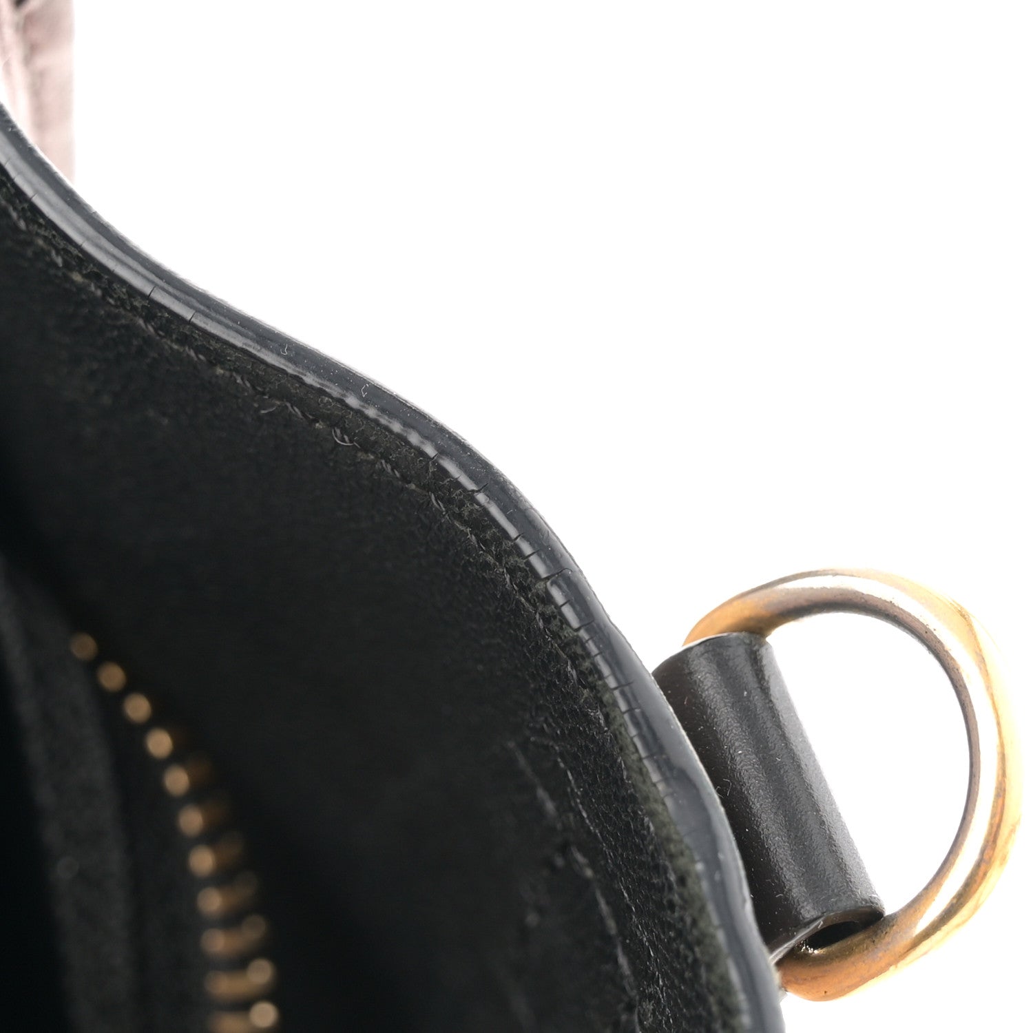 Celine Glazed Calfskin Nano Bi-Color Luggage Dark Blue 11 of 13