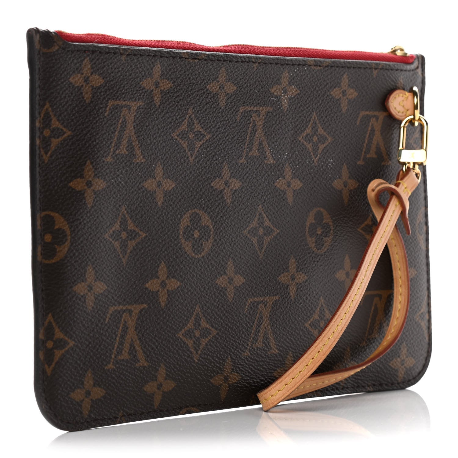 Louis Vuitton Monogram Neverfull MM GM Pochette Cherry 3 of 11