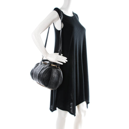 Alexander Wang Pebbled Lambskin Rockie Black Antique Brass Hardware 2 of 8