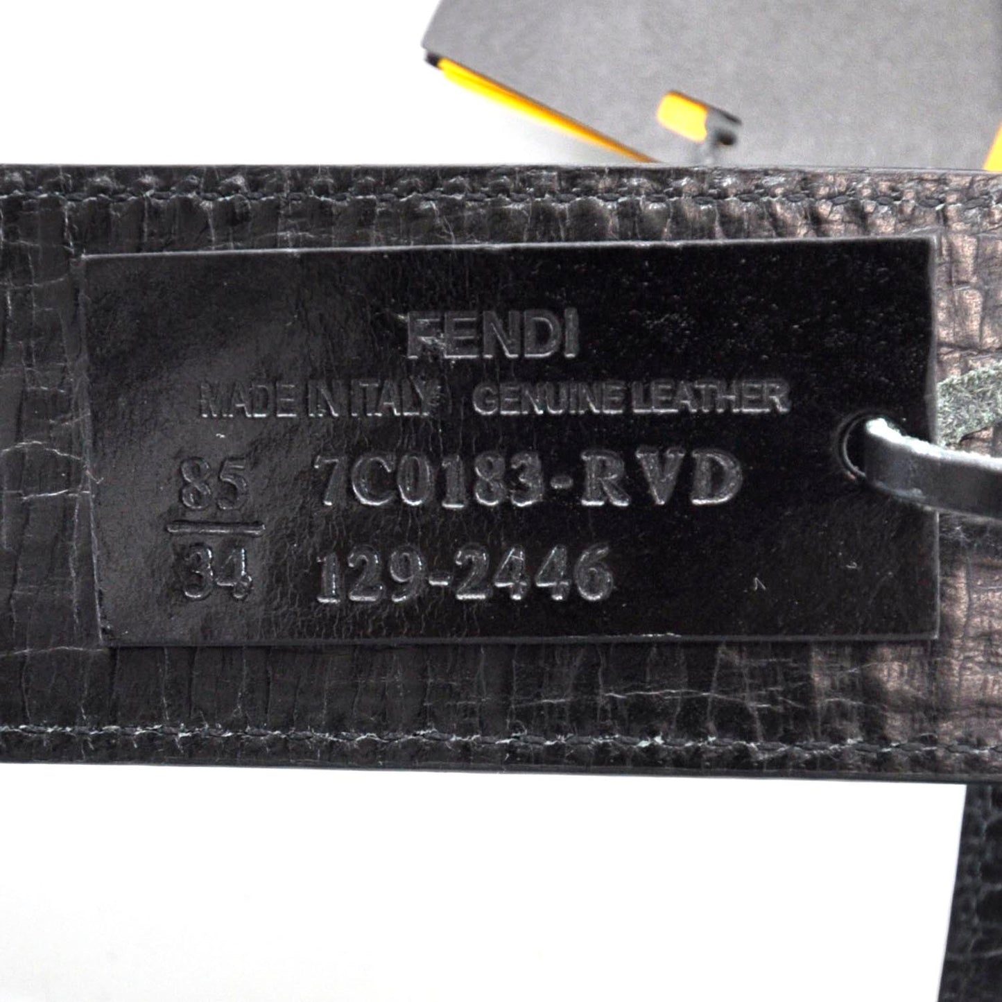 Zucca Spalmati FF Buckle Belt 85 34 Grey
