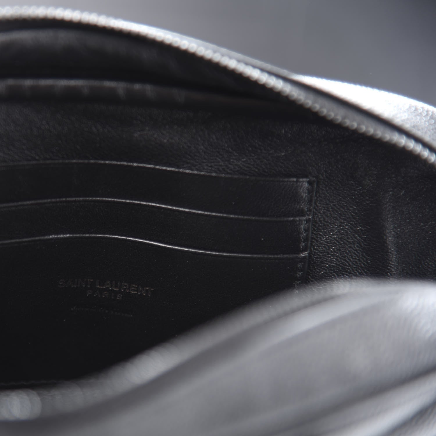 Saint Laurent Grain De Poudre Matelasse Monogram Mini Lou Camera Bag Black 7 of 11