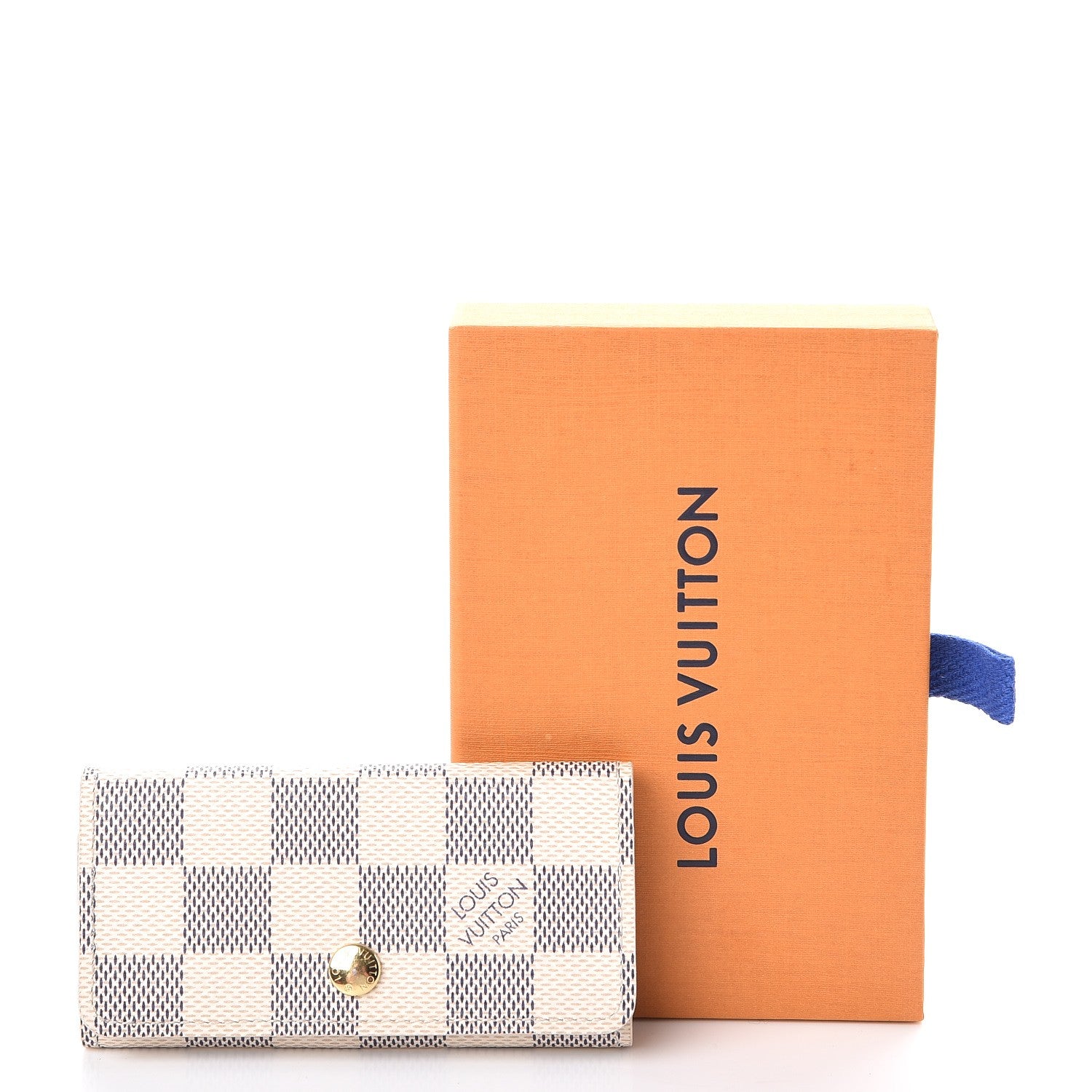 Louis Vuitton Damier Azur Multicles 4 Key Holder 9 of 9