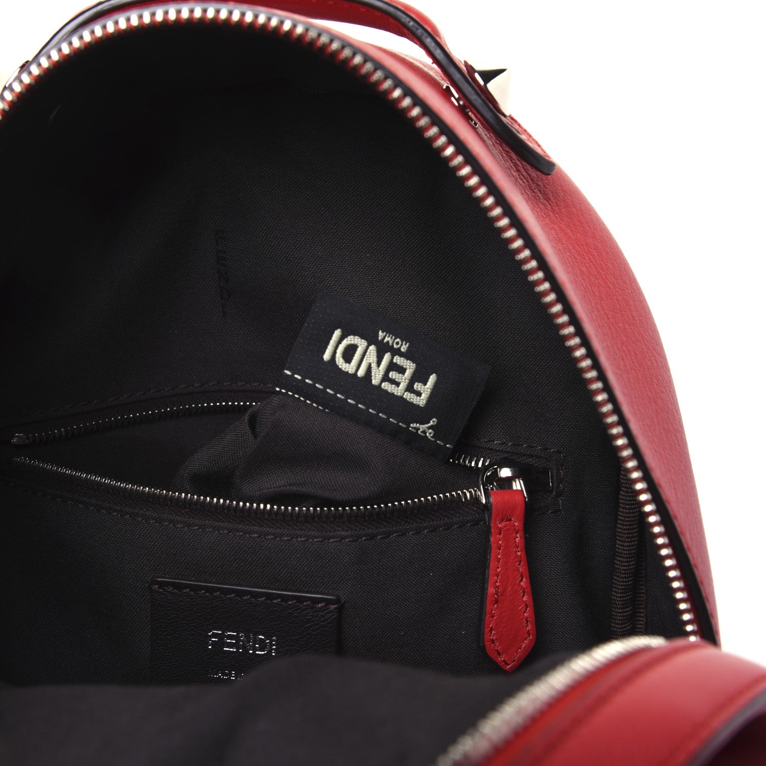 Fendi Vitello Dolce Studded Mini Backpack Fiamma Multicolor 8 of 15