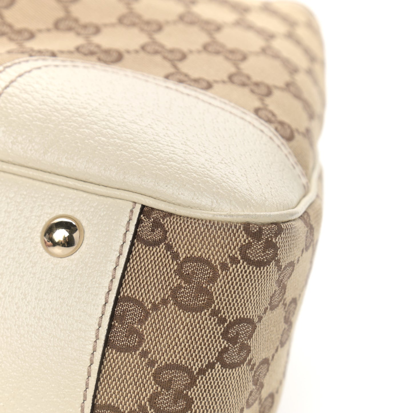 Monogram Medium Princy Tote Off White