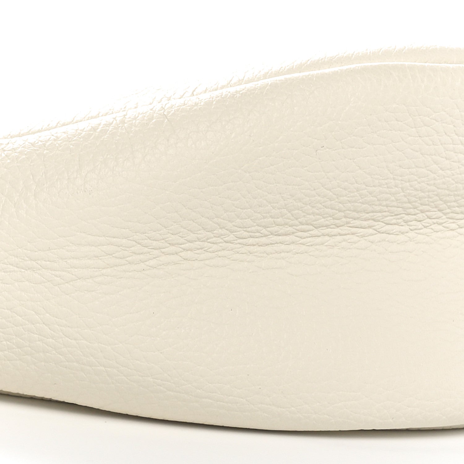 The Row Grained Calfskin Small Slouchy Banana Bag Ivory 8 of 9