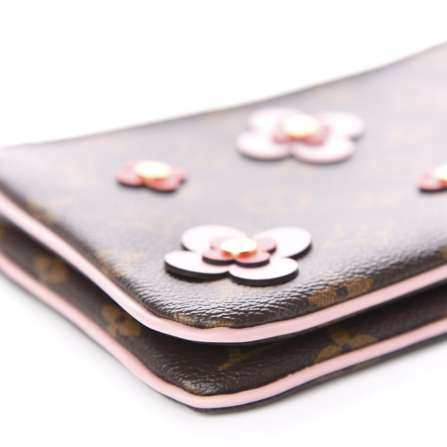 Monogram Blooming Flowers Double Zip Pochette