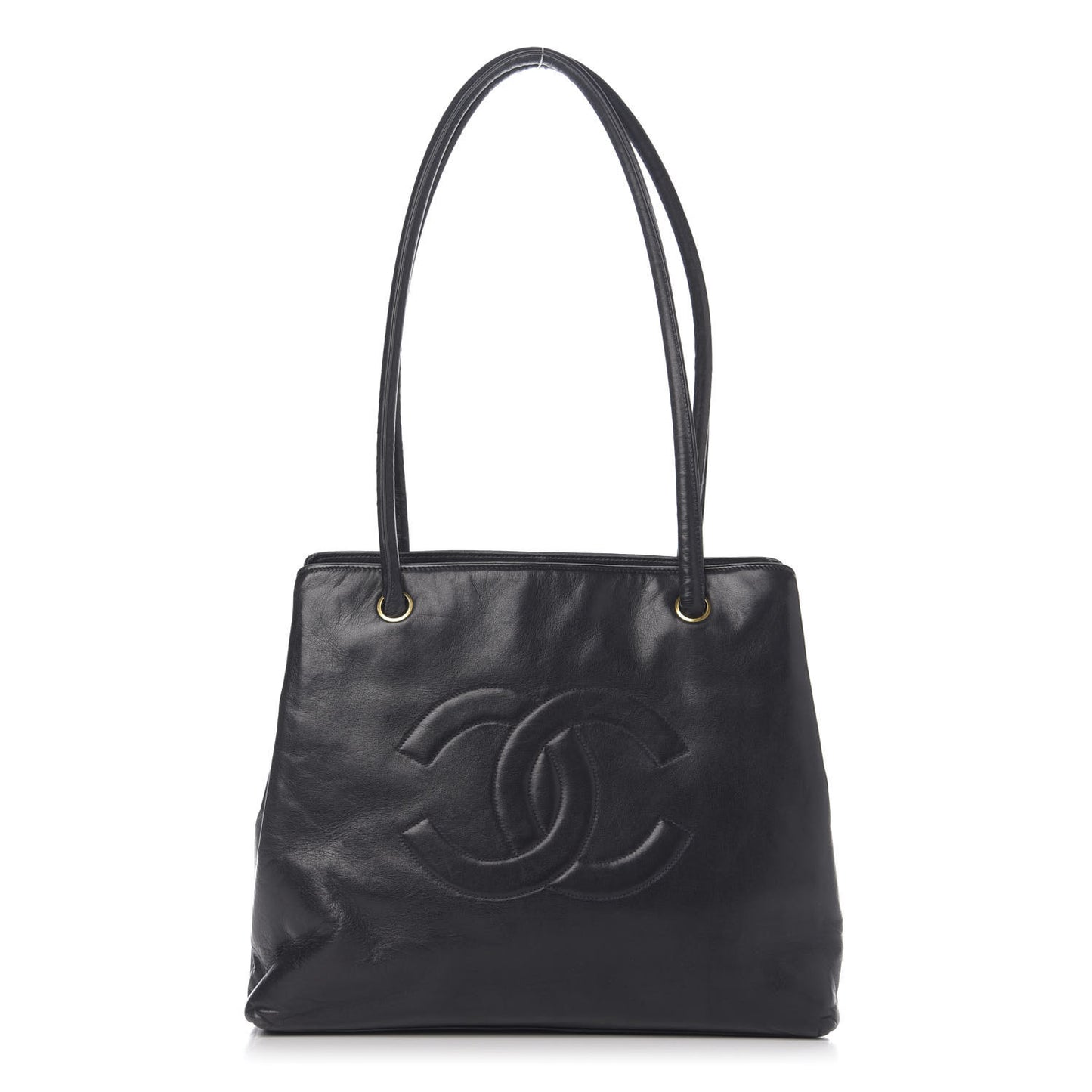 Lambskin CC Shoulder Bag Black