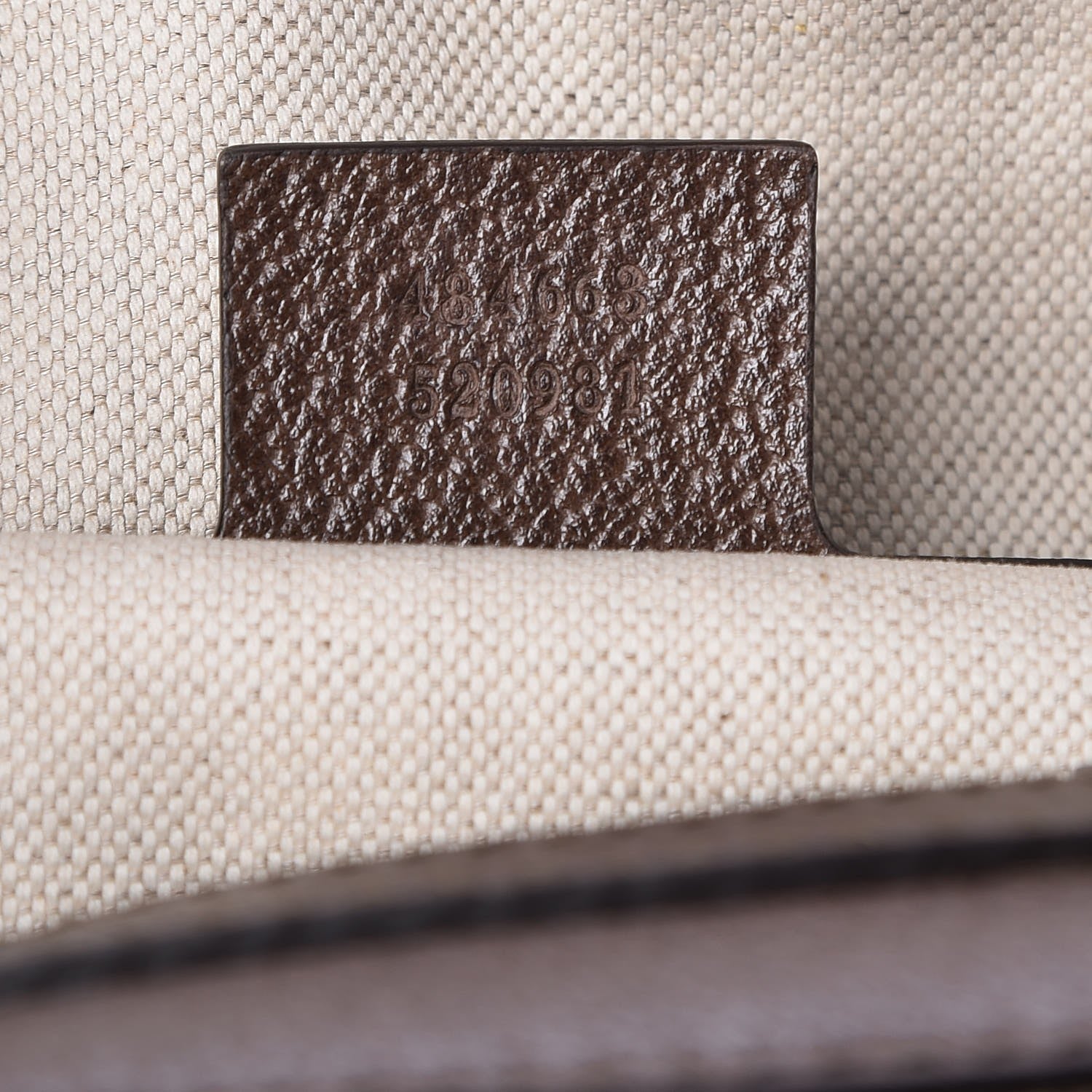Gucci GG Supreme Monogram Web Slim Briefcase Brown 7 of 7