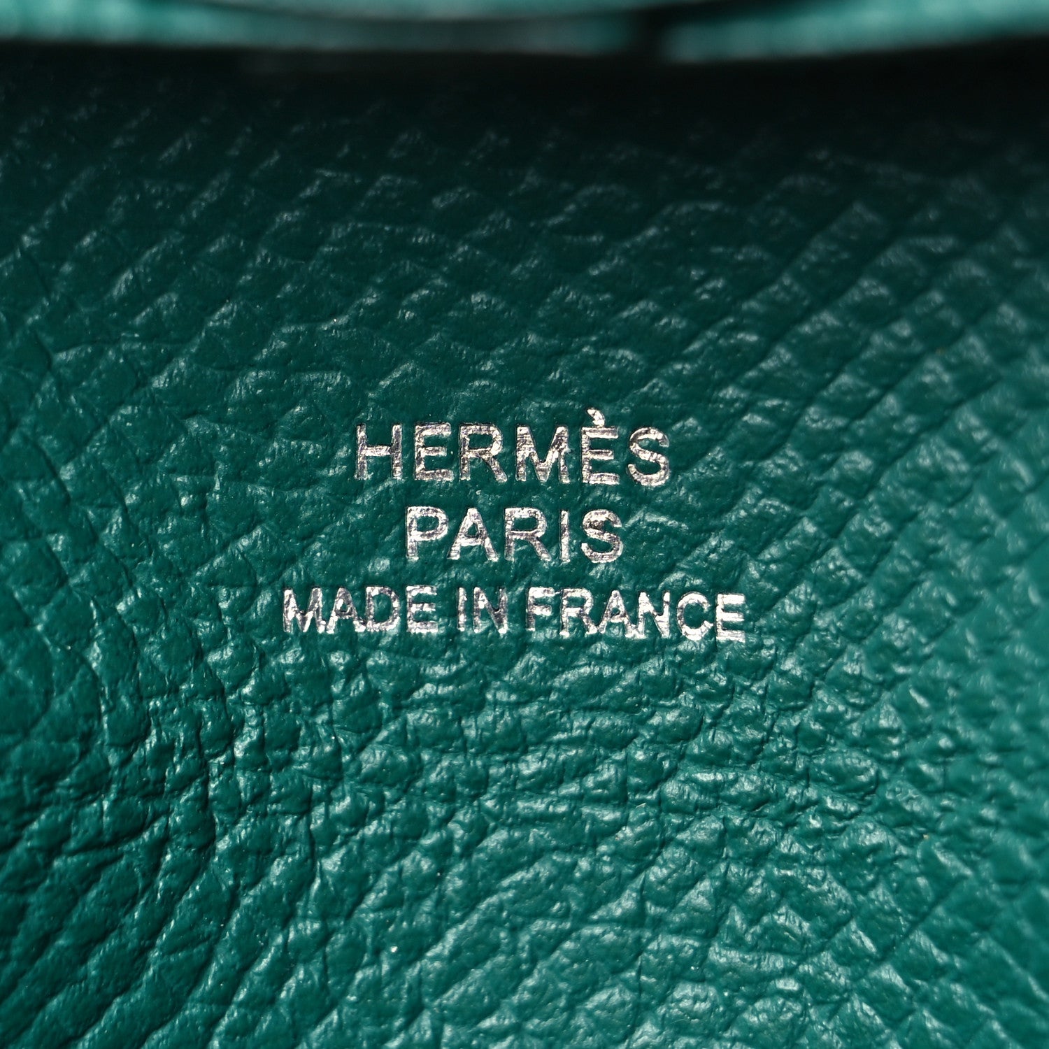 Hermes Epsom Bastia Coin Purse Malachite 6 of 9