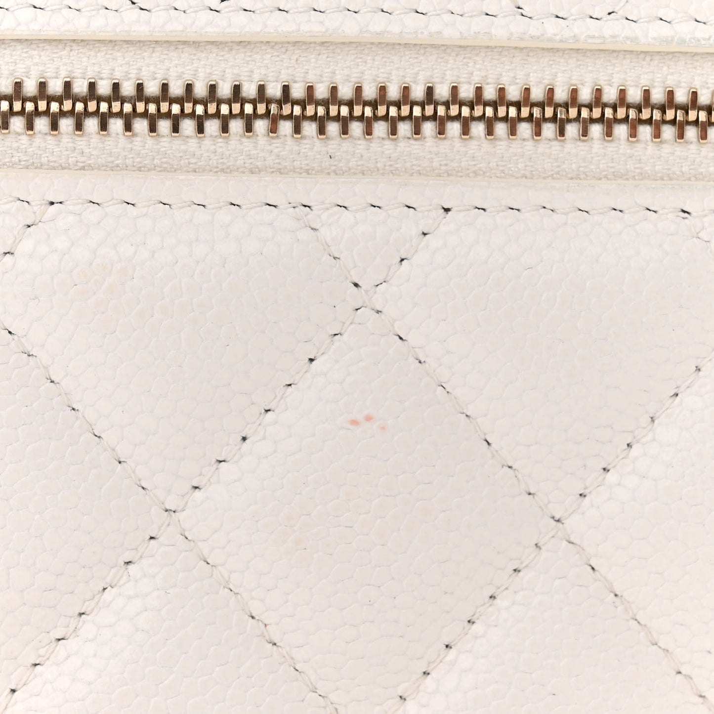 Caviar Quilted Mini Business Affinity Flap White