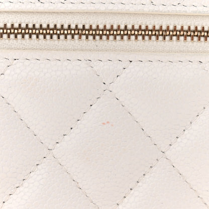 Chanel Caviar Quilted Mini Business Affinity Flap White 12 of 13