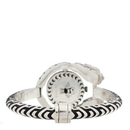 Gucci Sterling Silver Black Mother of Pearl 23mm Dionysus Quartz Watch 3 of 5