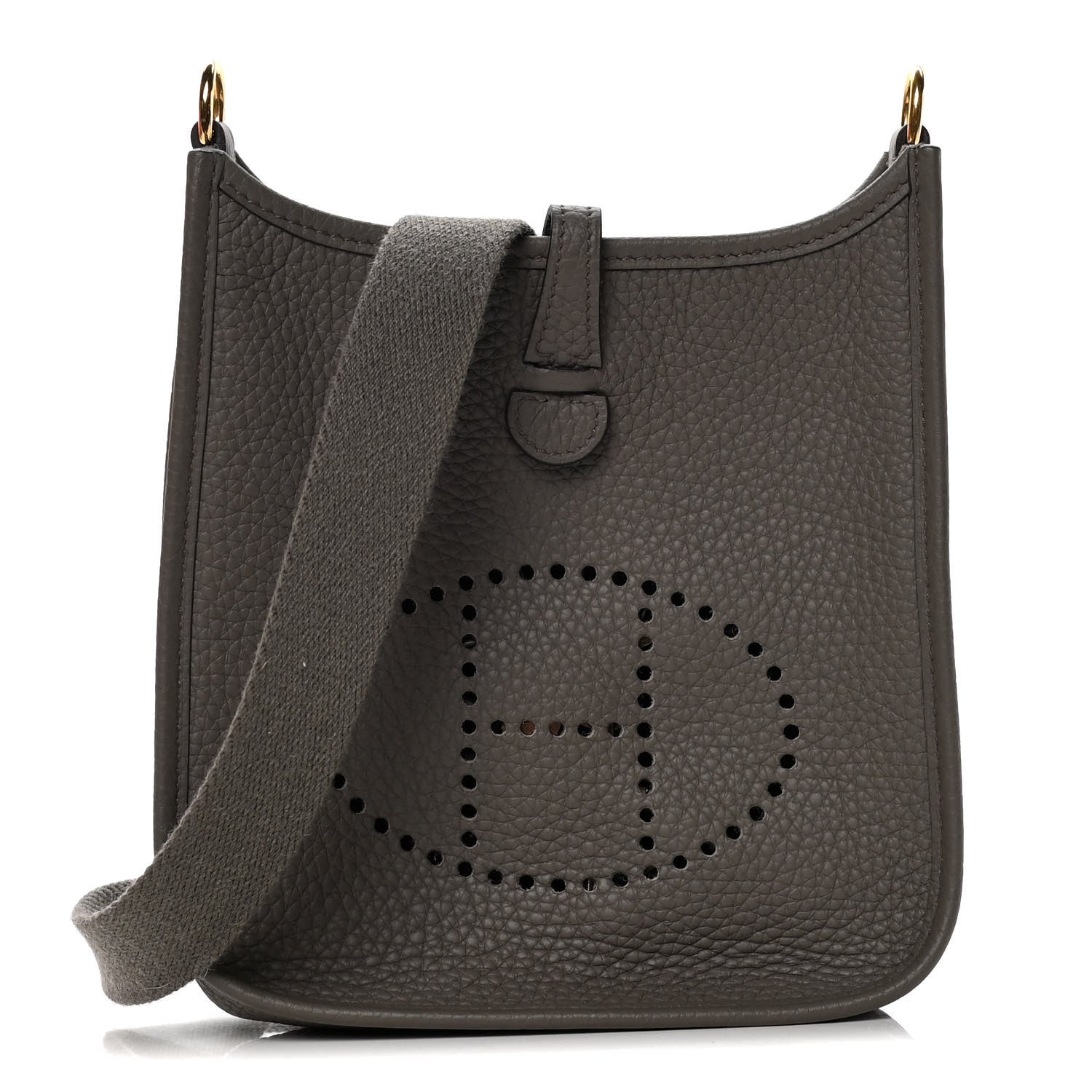 Hermes Taurillon Clemence Evelyne TPM Etain 2 of 15
