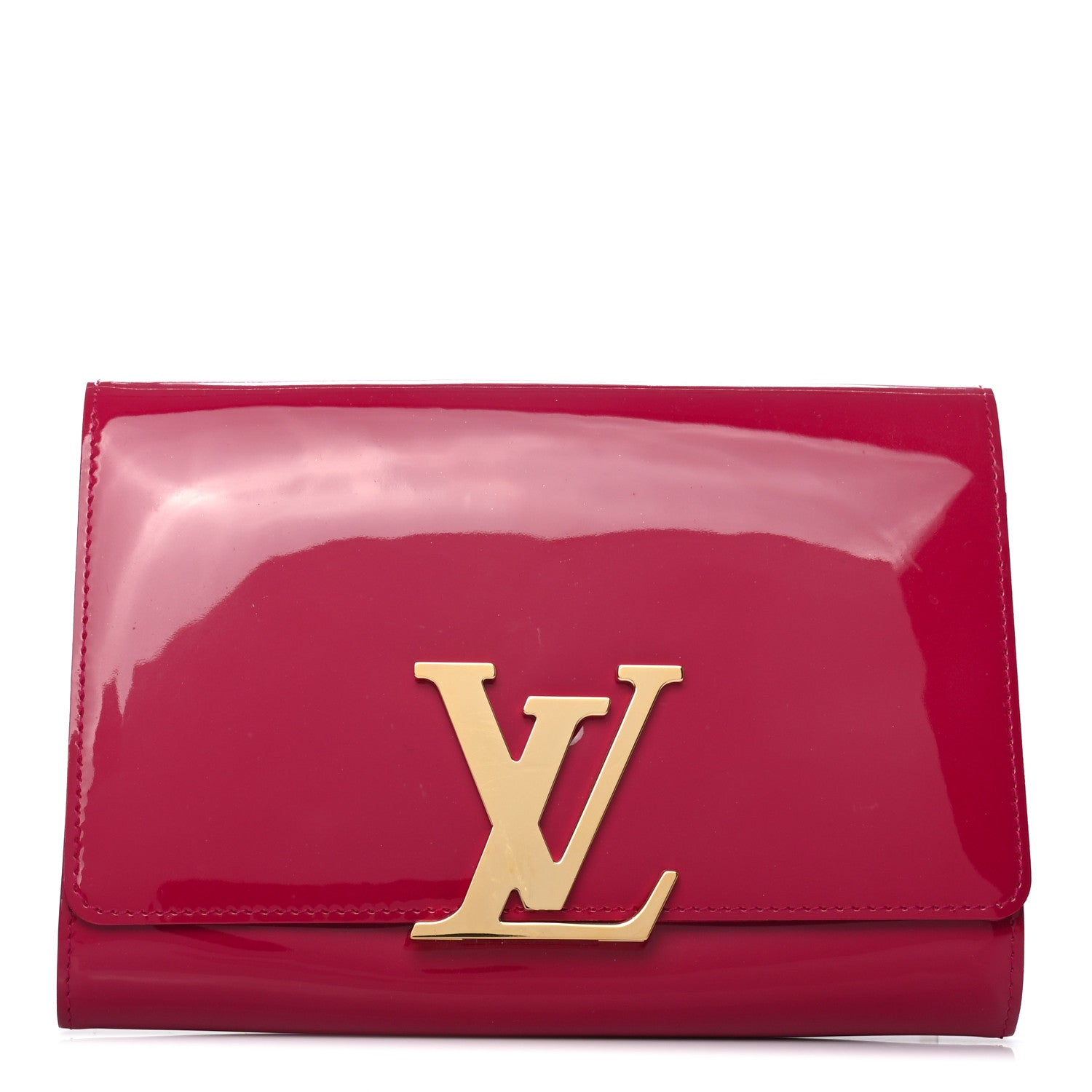 Louis Vuitton Patent Neo Sobe Louise Evening Clutch Rose Indien 1 of 6