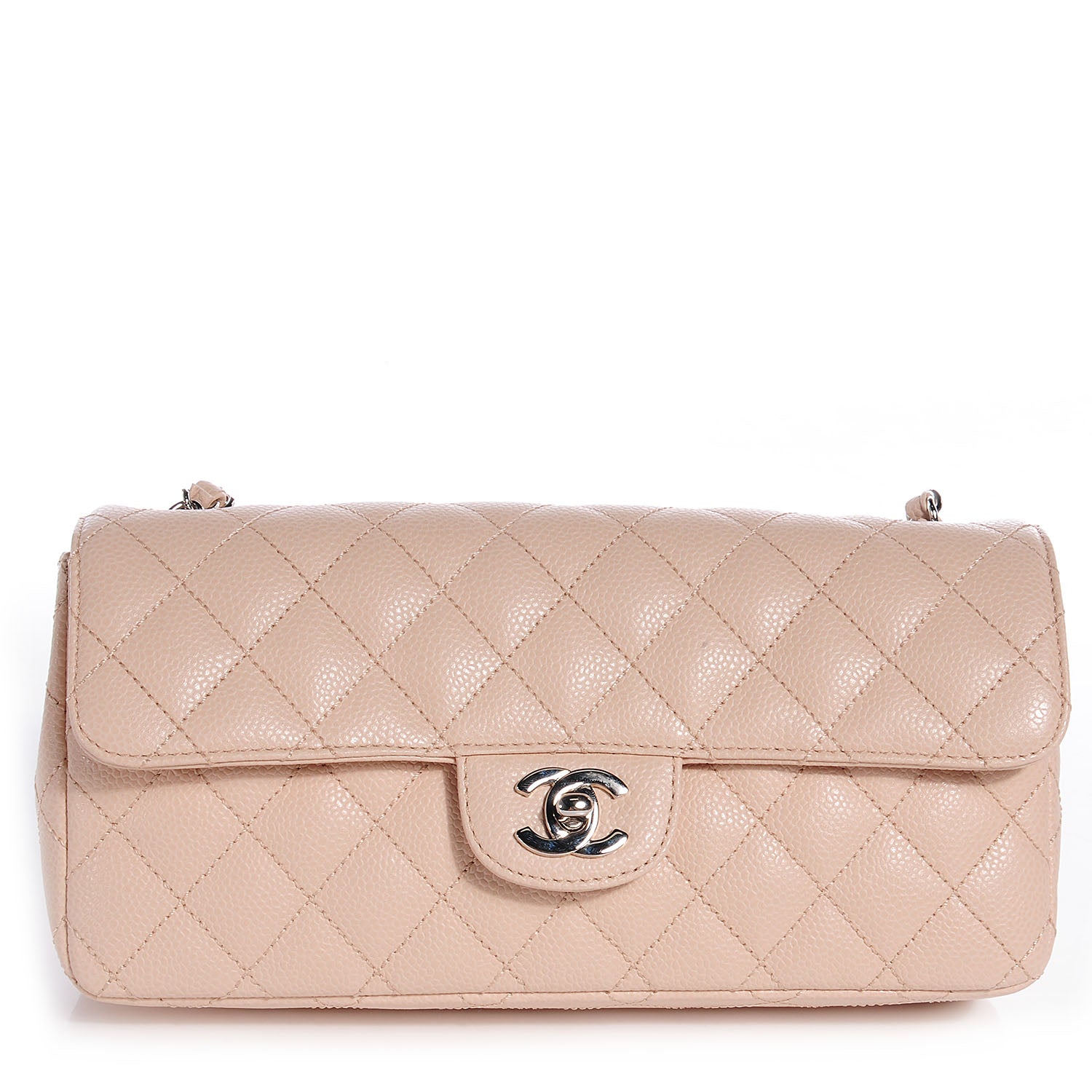 Chanel Caviar East West Flap Beige Clair 1 of 9