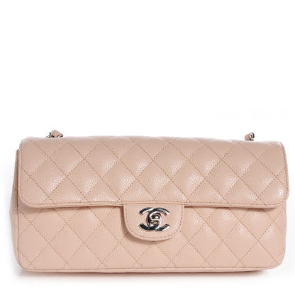 Chanel Caviar East West Flap Beige Clair 1 of 9
