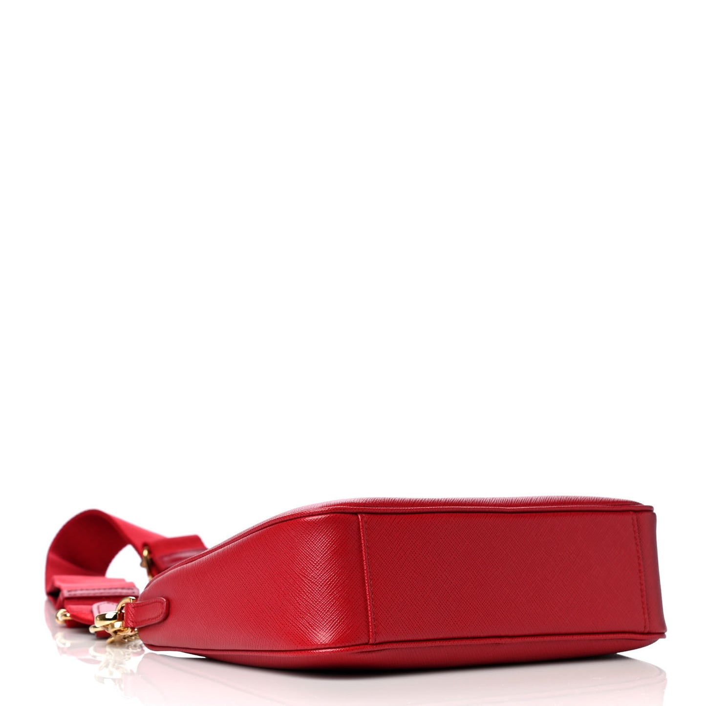 Saffiano Lux Re-Edition 2005 Shoulder Bag Fuoco