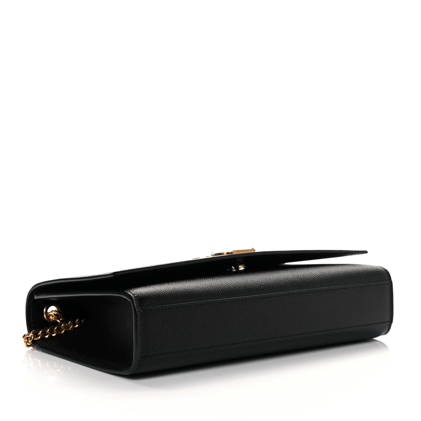 Grain De Poudre Medium Classic Monogram Kate Satchel Black