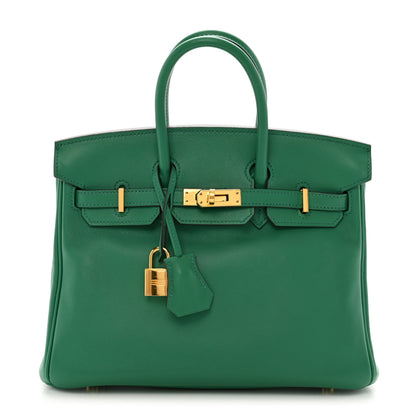 Hermes Swift Birkin 25 Vert Vertigo 1 of 10