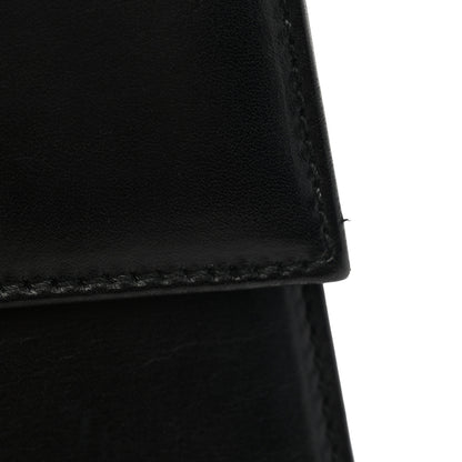 Salvatore Ferragamo Brushed Off Calfskin Small Iconic Top Handle Black 12 of 13