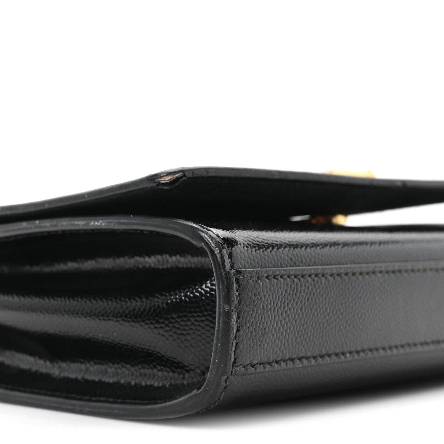 Saint Laurent Grain De Poudre Small Monogram Kate Satchel Black 8 of 9
