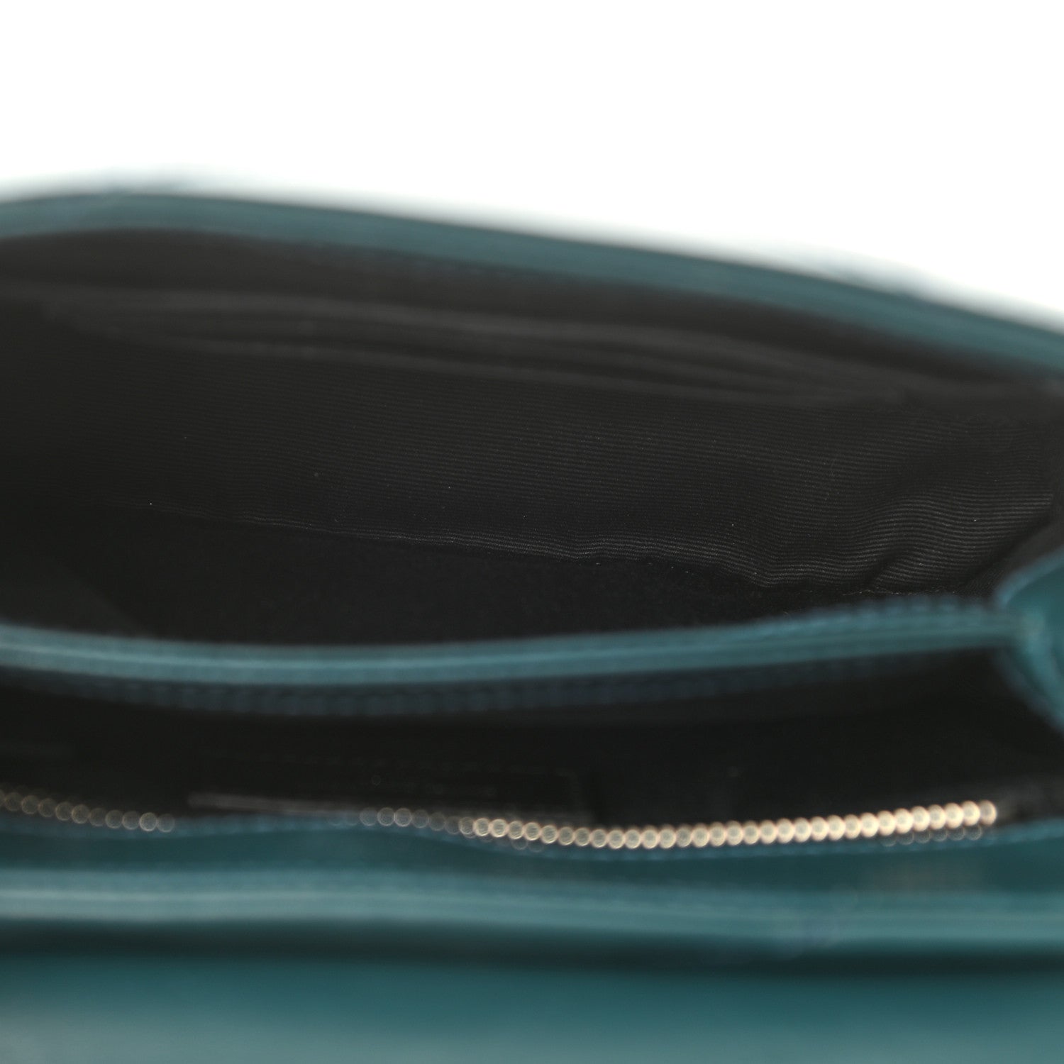 Saint Laurent Calfskin Y Quilted Monogram Toy Loulou Satchel Dark Turquoise 6 of 11