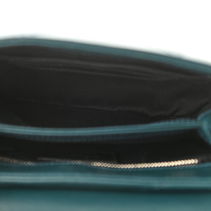 Saint Laurent Calfskin Y Quilted Monogram Toy Loulou Satchel Dark Turquoise 6 of 11