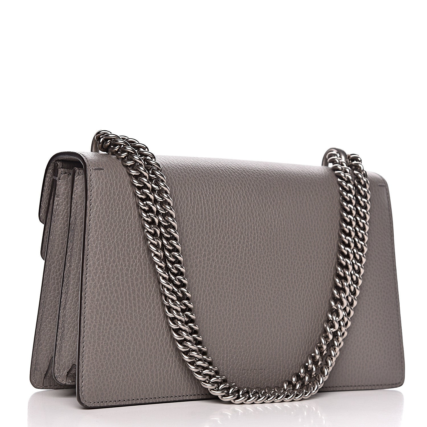 Gucci Pebbled Calfskin Small Dionysus Shoulder Bag Dusty Grey 3 of 10