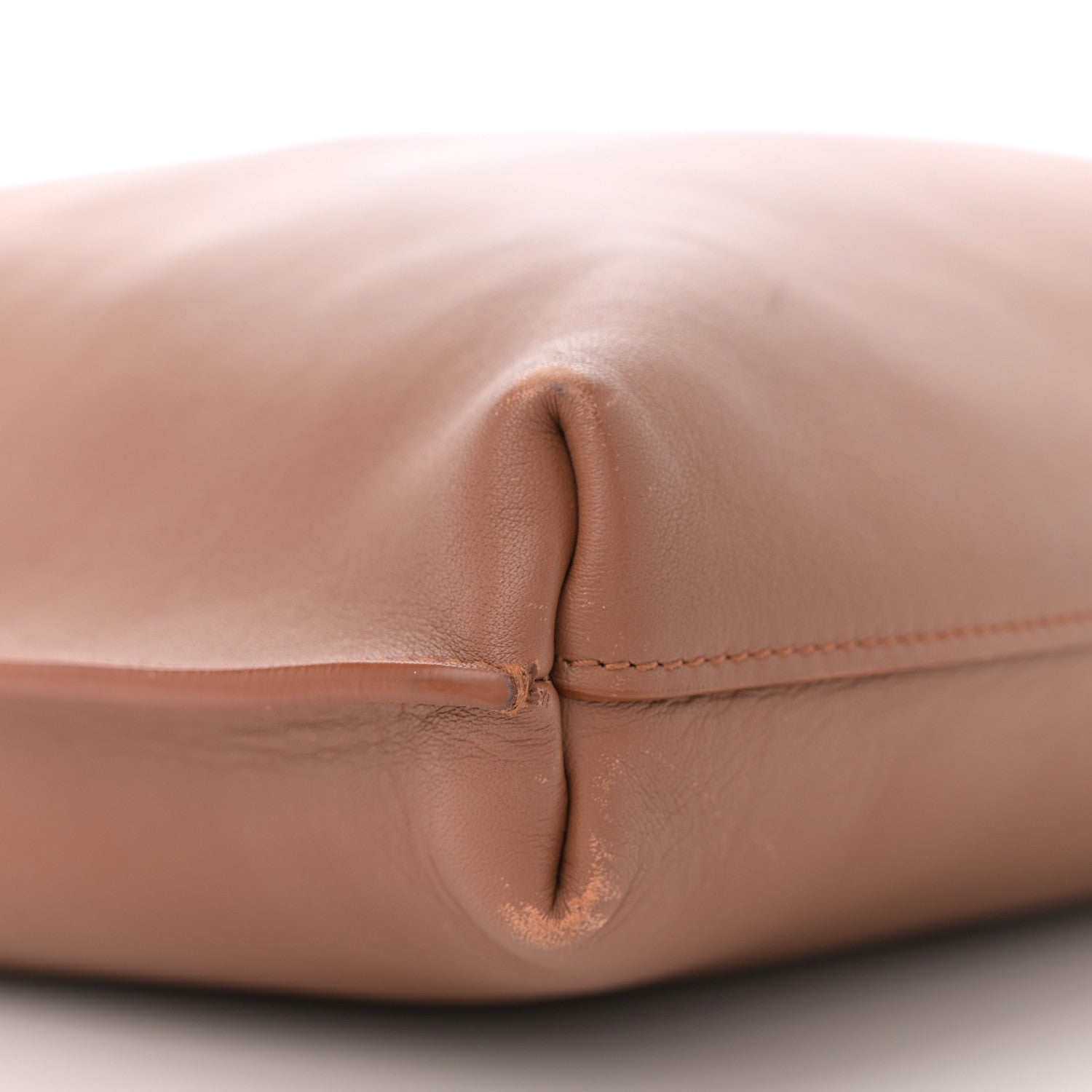 Saint Laurent Calfskin Medium Suzanne Hobo Brick 10 of 12
