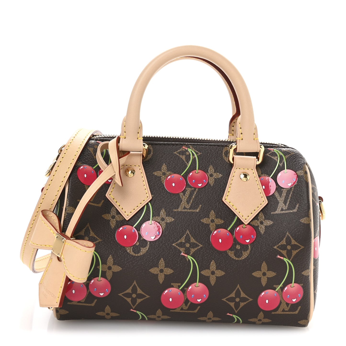 LV X TM Monogram Cerises Speedy Bandouliere 20
