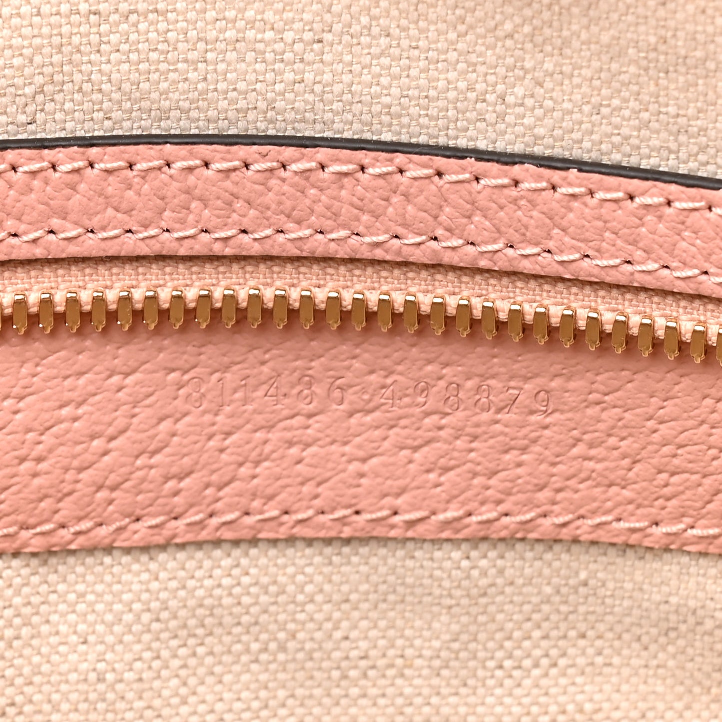 GG Supreme Monogram Textured Dollar Calfskin Web Medium Savoy Duffle Bag Rose Pink
