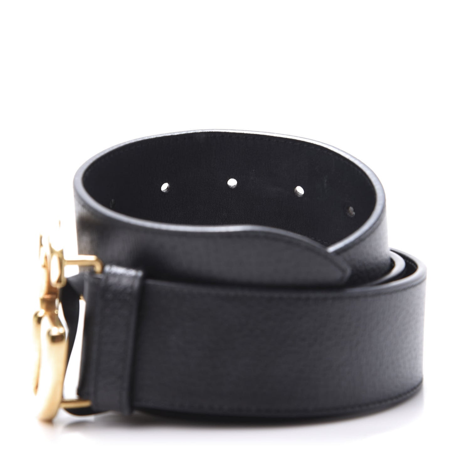 Textured Calfskin Double G 40mm Belt 90 36 Black