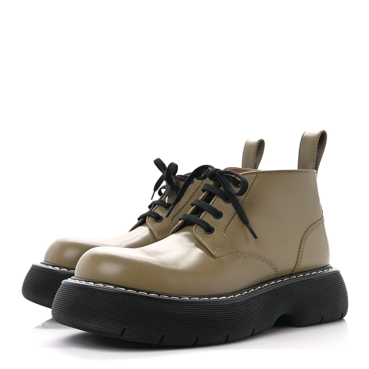 Calfskin Bounce Lace Up Ankle Boots All 40 Spice Black