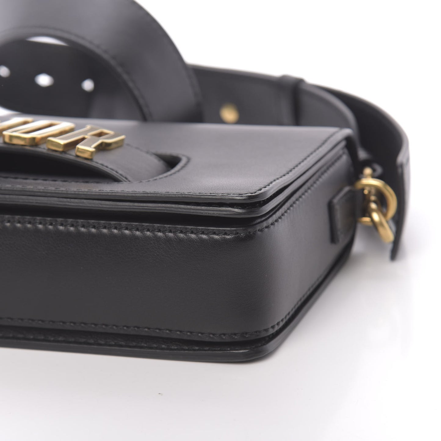 Smooth Calfskin Dio(r)evolution Flap Bag Black