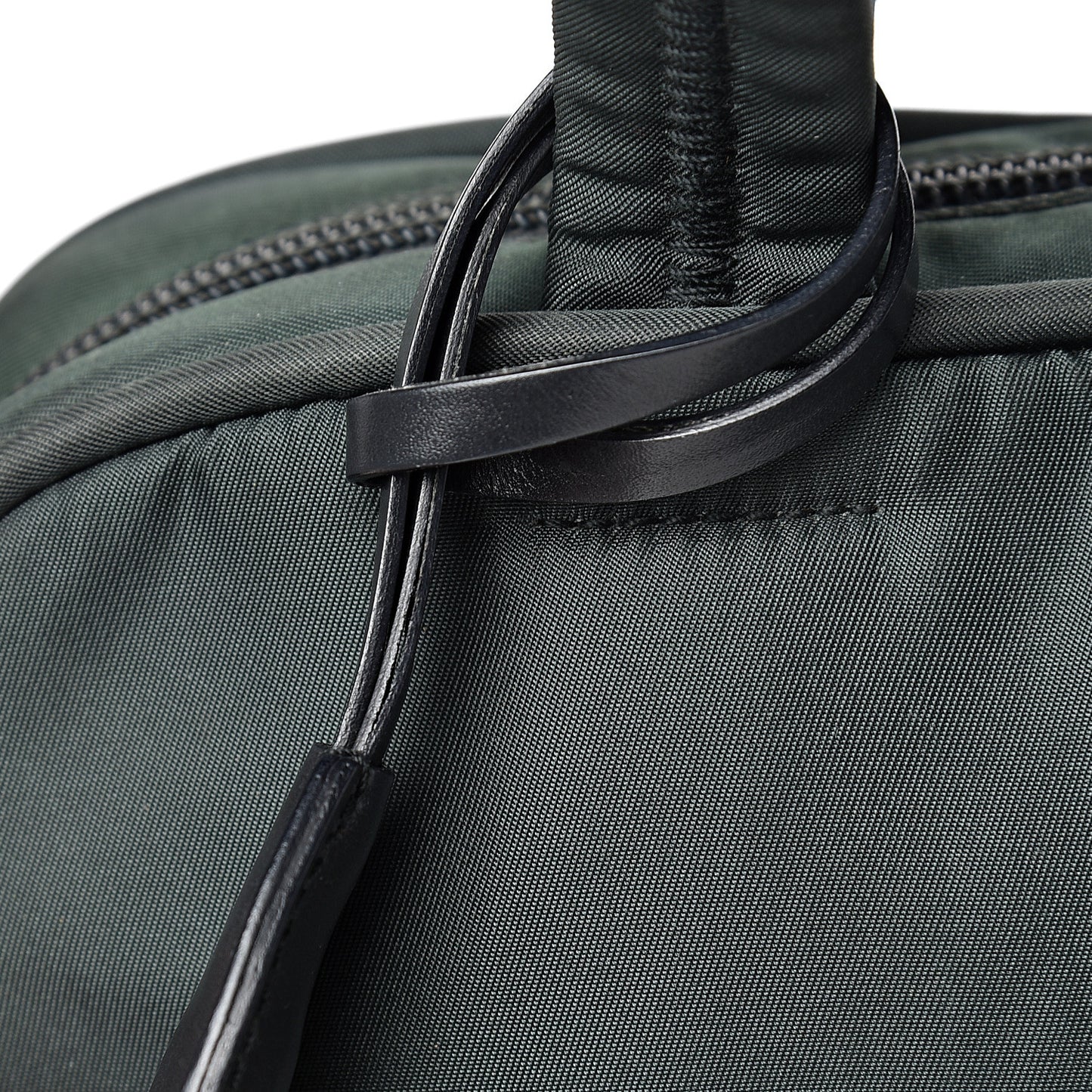 Tessuto Nylon Top Handle Bag Black