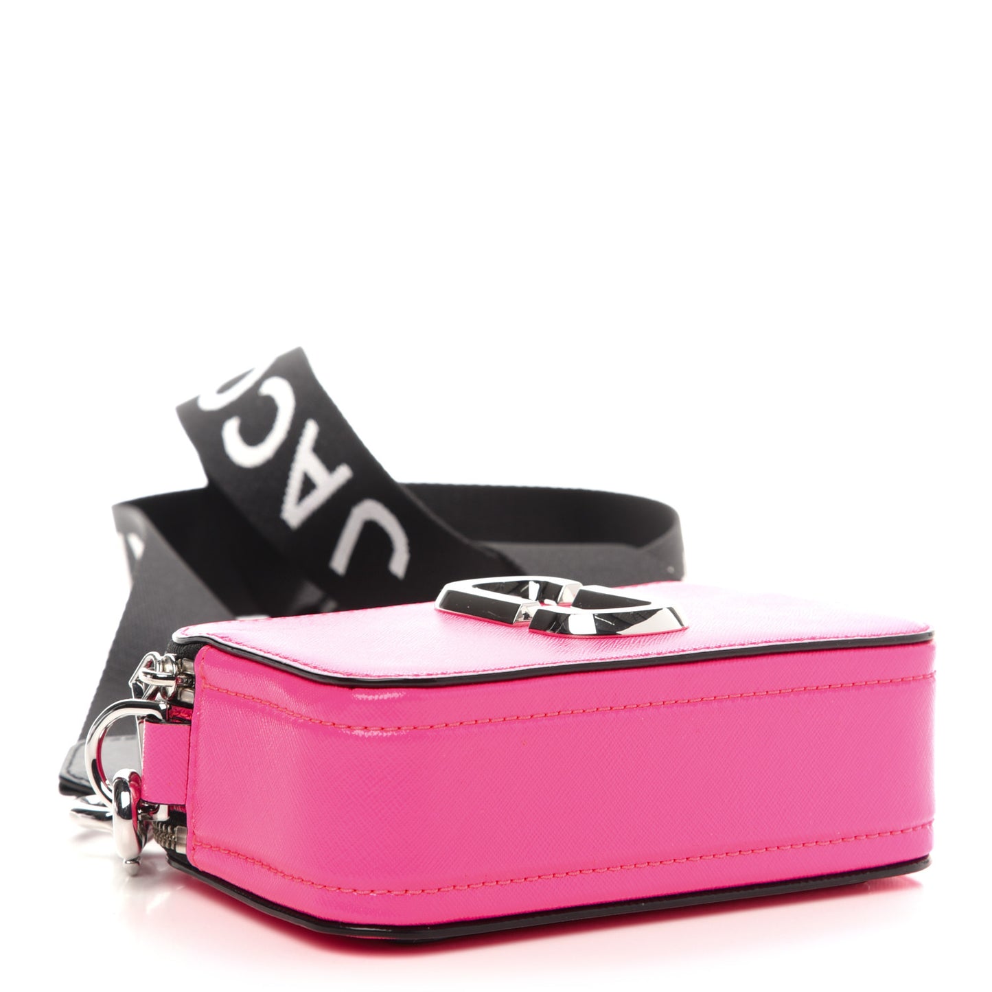 Saffiano Small Snapshot Camera Bag Pink